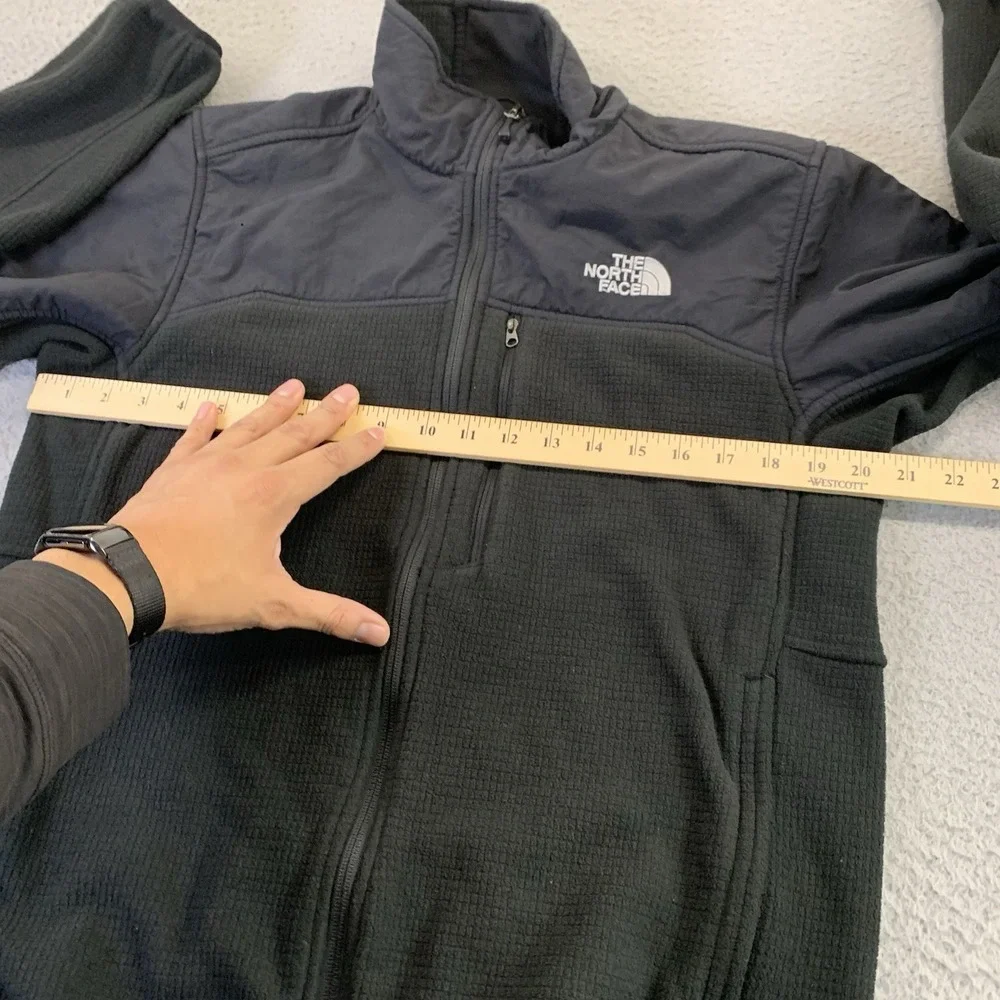 The North Face Astro Ridge Jacket Mens Medium Black Full Zip Pocket Outdoor Hike